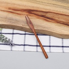 포크 홈카페 디저트포크 옻칠 나무포크 우드포크