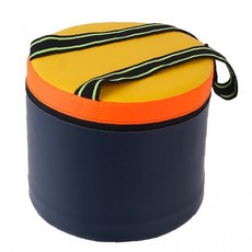 원형 손잡이 휴대용 두툼한 쿠션 방석 대형 다용도 작업용 바닥 앉는 방석 국내산, 1개