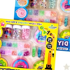 점토공예 슬라임제작 DIY키트 2p 어린이 창의력 발달 완구 홈스쿨 체험학습 교구, 1개, 상세페이지 참조