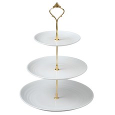 Dometopia 甜點托盤, 1個, 白色