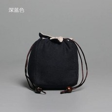 두꺼운 면화 보관 가방 세라믹 덮여 그릇 찻잔 여행 Drawstring 가방 다기능 중간 주전자 천 주머니, 11)11, 1개