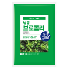 바이오마켓_직수입 냉동 브로콜리 1kg, 2개