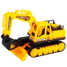 DIU 兒童四通遙控合金越野車 高速攀爬汽車1:18男孩玩具, 1個, 工程車【挖掘機小號】:如圖