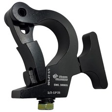 Odyssey Pro Mega Claw 클램프 5.1cm(2인치) 튜브에 적합 299.8kg(660파운드) 하중 블랙, Odyssey Pro Mega Claw 클램프, 5.1