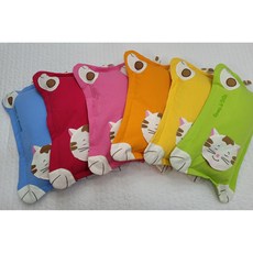 꼬리고양이솜베개/베개(3*7), 1개, 핑크