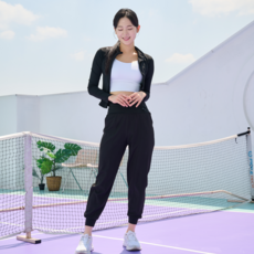 헤인느 여성 하이웨스트 요가 하렘 조거 팬츠 요가복 필라테스복 바지