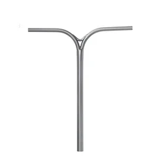 대형 표준 티타늄 Y자형 핸드바 자전거 스쿠터 바 프로 스턴트 프레임용, 02 Titanium gray HIC