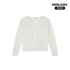 네파 키즈 네파키즈 본사 KM40602 여아 하트 펀칭 가디건 자켓