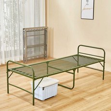 접이식 침대 강화 이중 와이어 강철 와이어, 실버 80 폭 침대 12kg 193x80x45