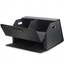 에이스피드 차량용 착 2층 트렁크 정리함 AP12, 골드격자