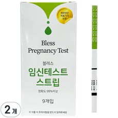 블레스 AI기반 스마트 임신테스트기, 2개, 9개입