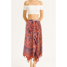 예라온 비치웨어 비키니커버업 해변매트 숄 발리 사롱 레드