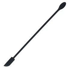 미니 실리콘 주걱 가제트 주방 핸들 긴 실리카 학 스크레이퍼 병, L. 대형30CM 검정색