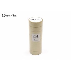 莫莫日貨 mt 素色系列金色和紙膠帶8捲組 日本進口無地紙膠帶 手帳裝飾禮品包裝, 1個