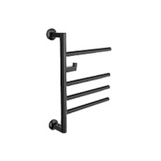 KOHLER Underscore 電熱毛巾架(外露式/110V) K-29349TW-7，浴室保暖除濕，恆溫速熱，簡約時尚, 黑色, 525.5*360*97.5