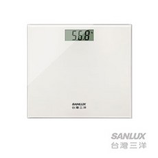 SANLUX台灣三洋電子體重計 SYES-301(W白), 1個