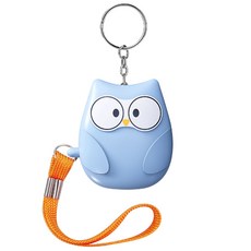 로모주 부엉이 호신용 경보기 여성 미니 호신용품, 1개, 블루 Blue