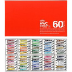 홀베인 HWC 수채화 물감 60색 세트 W411