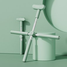 블몬 밸런스바 요가 필라테스 십자봉 스트레칭 봉, 그린