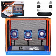 전자식 자동 복귀 물총 사격 연습용 스포츠 야외 놀이 장난감 물놀이 물총게임, 1개, 전자표적 3단조절 방탄 메쉬 기준