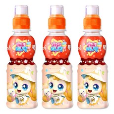 캐치티니핑 복숭아맛 페트음료수, 200ml, 3개