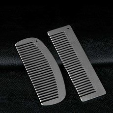 정전기 방지 티타늄 헤어브러쉬 스텐 미용실 미니 빗 1. A타입