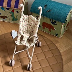 韓國ins 兒童玩具推車 碎花娃娃推車 寶寶生日禮物, 1個