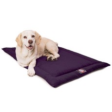 아마존평점4.5+ 미국출고 207587 Majestic Pet Products 91.4cm 빌라 오버진 퍼플 크레이트 강아지 침대 매트, Aubergine Purple