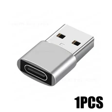 1-5PCS 유형 C-USB OTG 어댑터 C 남성-마이크로 여성 변환기 Macbook Samsung Huawei XiaomiTypeC OTGAdapt, 02 USB Silver 1PCS