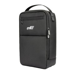 美式經典 耐磨雙拉鏈透氣高爾夫球手提鞋袋, 黑色, 1個