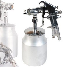 고급형 스프레이건 W-77 세트 도장 도색 에어건 스텐