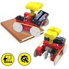 4인세트 우주탐사 로봇만들기 무한궤도 고무줄로봇 실습 학교 창의