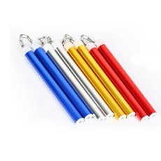 알루미늄 쌍절 곤 봉 무술용품 호신용 권, 킵라이프심플1 레드