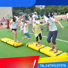 징검다리 에어바운스 에어사다리 풍선 게임 단체 장애물, 1개, 2.2 x 0.6 x 0.3m1개