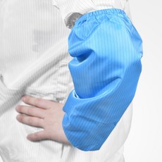 크린룸 토시 무진 토시 방진토시 제전 토시 백색/하늘색, 스카이블루, 1개