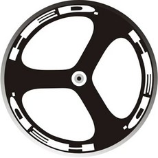 HED 카본 삼발이 자전거 휠셋 휠 픽시 산악 바이크 바퀴 고정 기어 오픈형 한쌍, 1개