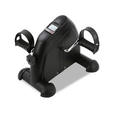 실내자전거 스텝퍼 실내싸이클 스텝퍼 가정용 하체운동 미니 하프 자전거, 블랙