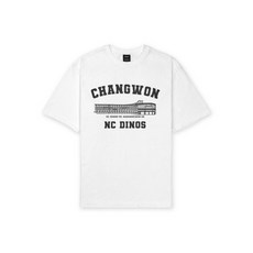 한국야구위원회 KBO MSS x KBO 볼파크 반소매 티셔츠 화이트 창원 NC 다이노스
