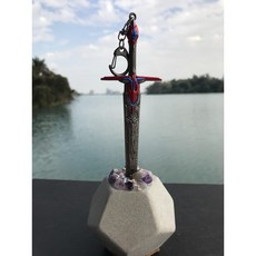 石中劍之 天柱星辰劍 (槍色)拆信刀--石中寶劍象徵鎮妖除魔防小人.辦公室必備(台灣在地文創), 1個