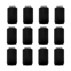 캔 쿨러 슬리브 블랭크 폴리 폼(12 블랙), 12, 블랙