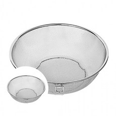 원형 바구니 대 25.5cm 스테인레스스틸물빠짐바구니 스텐채, 1개