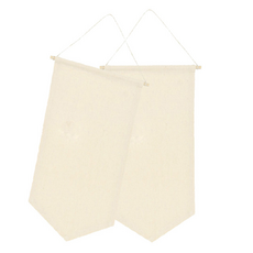 지피상점 43CM 무지패브릭가랜드 광목현수막 주방바란스