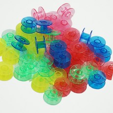 소잉실패 투명 플라스틱 보빈 (가정용 재봉틀 미싱), 1개