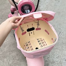 電動車車筐保護罩 防雨防塵防水, 粉色車筐包, 1個