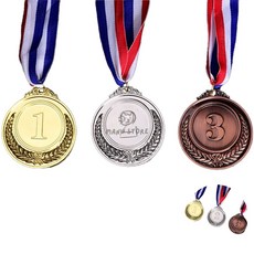 [투마누] 은메달 기념목걸이 마라톤메달 모형 금은동 메달 목걸이, 금메달