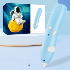 AKRUA 저온 3D 프린터 펜 세트(프린터펜+충전선+10매 카드+화판+6m 필라멘트세트), 핑크