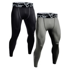 男款運動緊身9分褲 LP-BSGY L號 2入