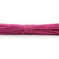 m 파라코드 랜야드 로프 낙하산 줄 등산 캠핑 빨랫줄 전술 팔찌 액세서리 원 코어 100ft 328ft, 01 25ft(8m), 07 Pink