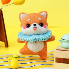 마법사 바늘 펠팅 키트 - 몬스터 코스튬을 입은 강아지 F07N8-W7