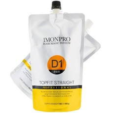 아이몬프로페셔널 아이몬 탑핏 스트레이트 손상모용 D1(1제)500ml+D2(2제)500ml, 아이몬프로페셔널 아이몬 탑핏 스트레이트 손상모용 D1(, 1개